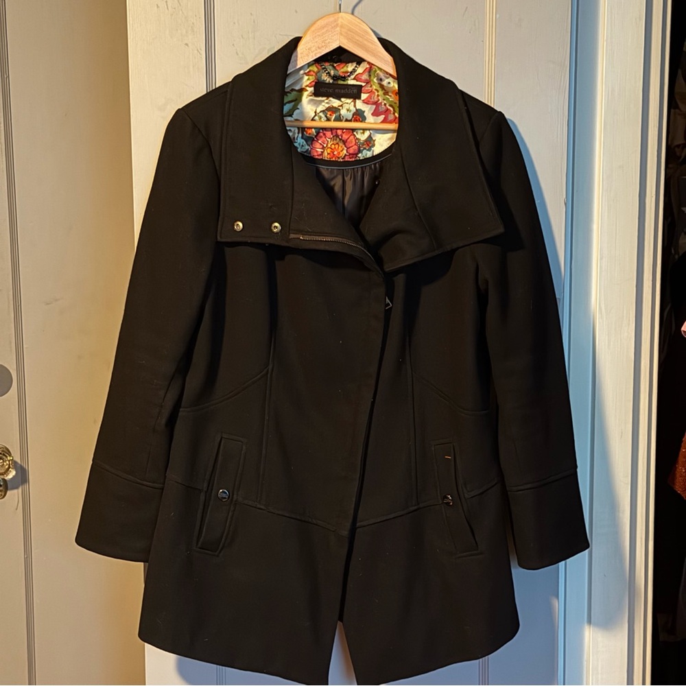 XL Steve Madden Wool Blend Pea Coat